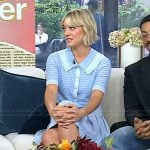 Chelsea Frei’s blue striped polo on Today