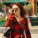 Cherry’s red plaid jacket on The Girlfriend