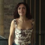 Cherry’s floral print top on The Girlfriend