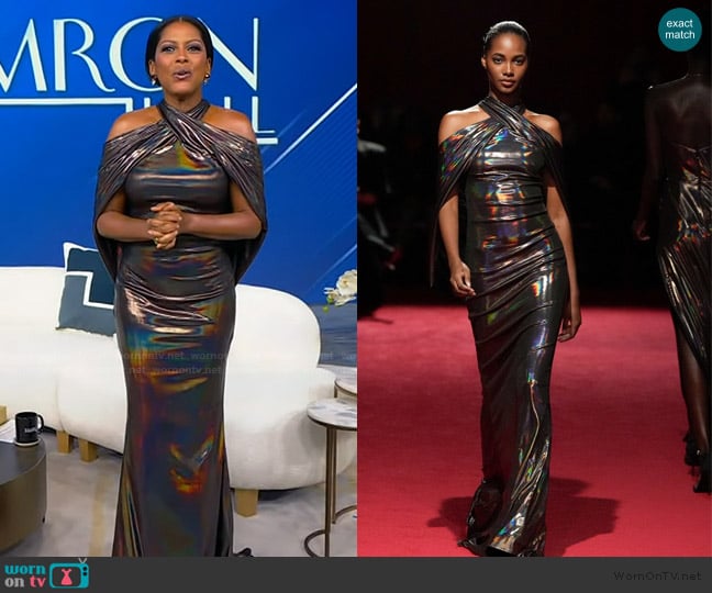 Christian Siriano 2025 Fall Winter Collectino worn by Tamron Hall on Tamron Hall Show