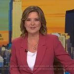 Christine Romans’ pink blazer on NBC News Daily