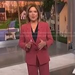 Christine Romans’ pink blazer on NBC News Daily
