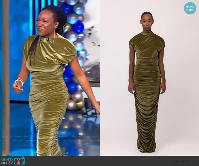 Chuck Collins Angelina Dress worn by Charity Lockhart on Tamron Hall Show