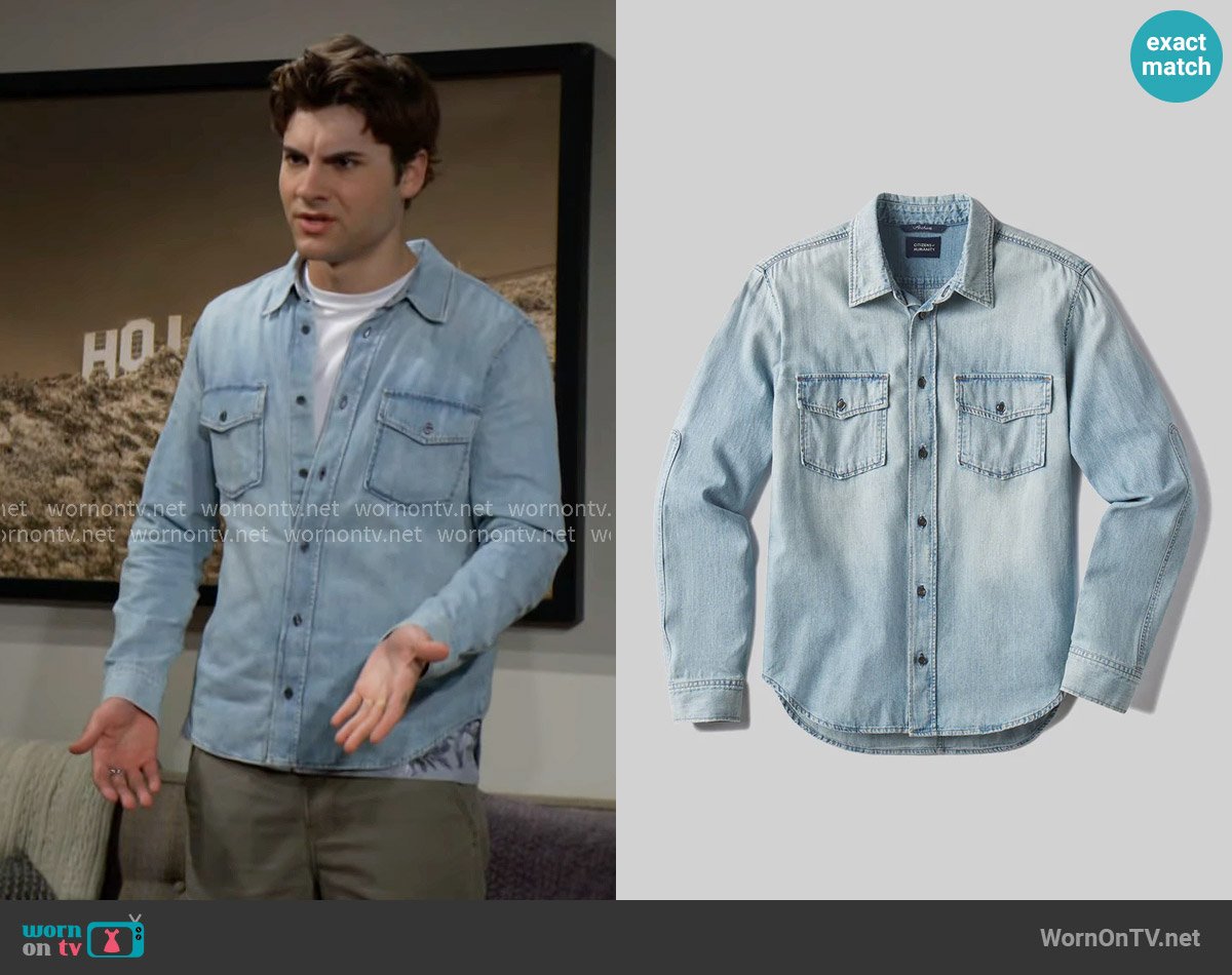 Remy’s denim shirt on The Bold and the Beautiful
