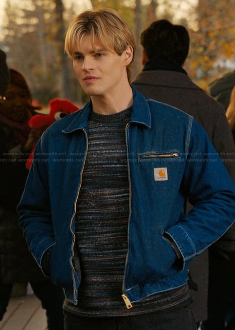 Cole's denim jacket on My Life with the Walter Boys