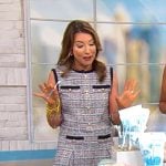 Courtney Cason’s tweed dress on CBS Mornings