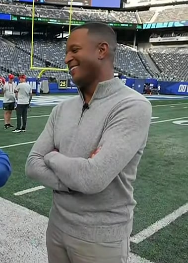 Craig's grey quarter zip sweater on Today