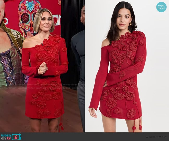 Cult Gaia Kaela Knit Dress worn by Keltie Knight on E! News