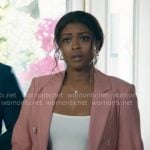 Daphne’s pink blazer on High Potential