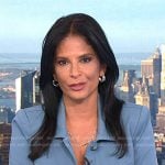 Darlene’s blue jacket on Today