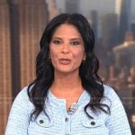 Darlene’s blue knit dress on Today