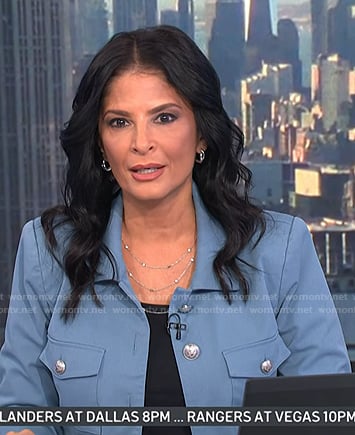 Darlene's blue jacket on Today