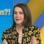 Daryn Carp’s pasta print shirt on Today