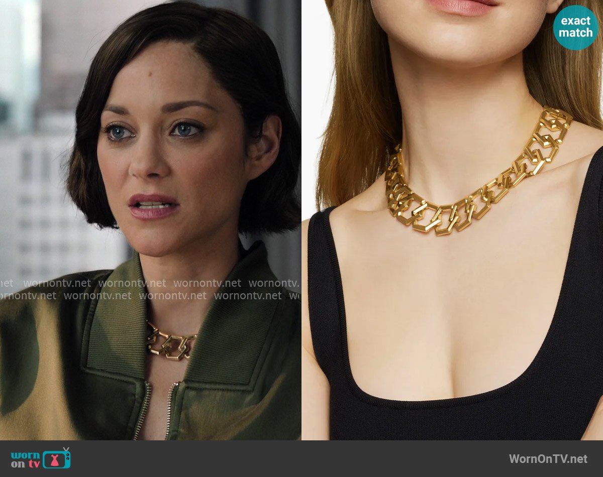 David Yurman Carlyle™ Necklace worn by Celine Dumont (Marion Cotillard) on The Morning Show