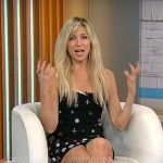 Debbie Gibson’s strapless em bellished dress on CBS Mornings