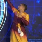 Deja Vu’s yellow ombre wrap dress on Live with Kelly and Mark