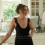 Denise’s black ruffle strap dress on The Summer I Turned Pretty