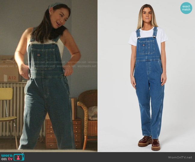 Dickies Bib Denim Overalls worn by Belly Conklin (Lola Tung) on The Summer I Turned Pretty