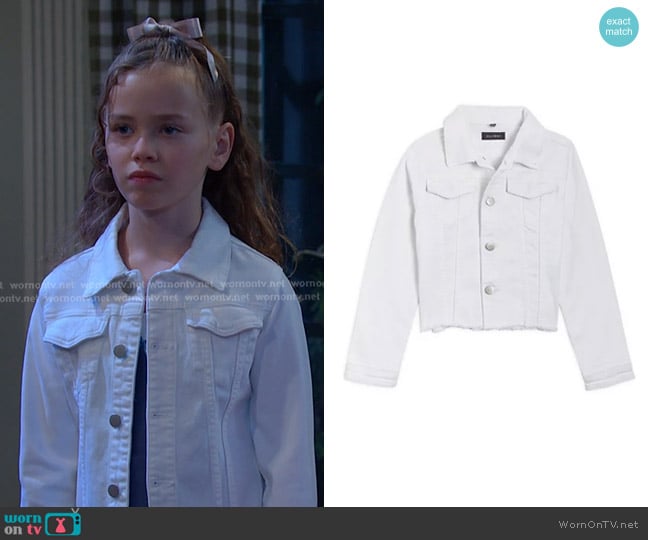 DL1961 Girls' Manning Denim Jacket - Big Kid worn by  Rachel Black (Alice Halsey) on Days of our Lives