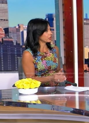 Dr. Tara Narula's floral sleeveless dress on Good Morning America