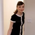 Dylan Mulvaney’s black contrasting mini dress on The Real Housewives of Orange County