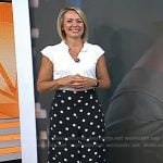 Dylan’s white top and polka dot pants on Today