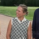 Dylan’s golf ball print vest on Today