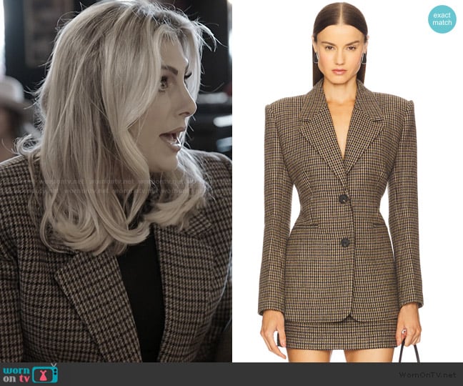 Eaves Rona Blazer worn by Gina Kirschenheiter on The Real Housewives of Orange County