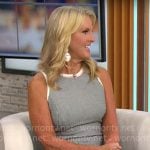 Elin Hilderbrand’s houndstooth dress on CBS Mornings
