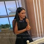 Elizabeth Werner’s dress with diamond cutouts on CBS Mornings