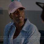 Nish’s blue embellished shirt on Reasonable Doubt