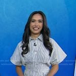 Emilie’s striped peplum blouse on Today