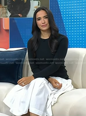 Emilie’s two-tone midi dress on Today