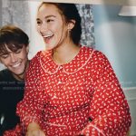 Belly’s red print end credits pajamas on The Summer I Turned Pretty
