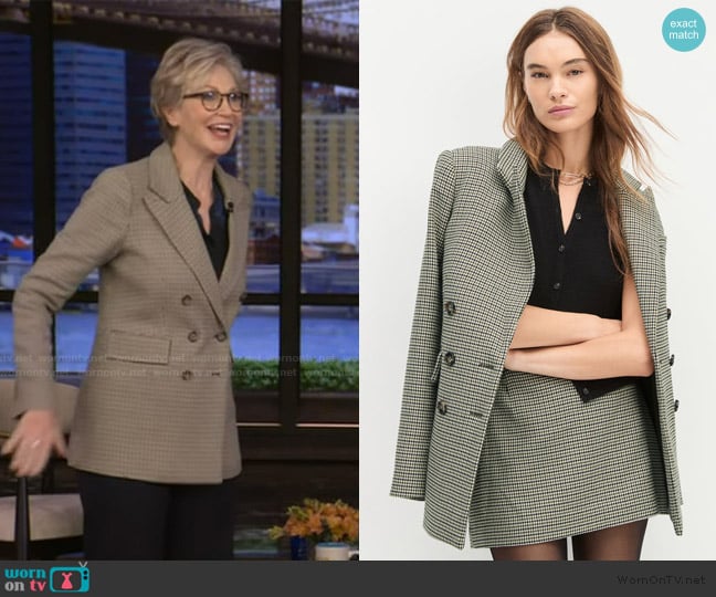 Favorite Daughter The Phoebe Blazer worn by Jane Lynch on Live with Kelly and Mark