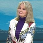 Deidre Hall’s white floral blazer on Today