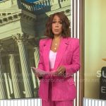 Gayle King’s pink suit on CBS Mornings