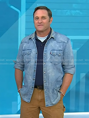 George Oliphant’s denim western shirt on Today