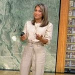 Ginger’s belted jumpsuit on GMA