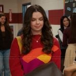 Grace’s abstract print sweater on My Life with the Walter Boys
