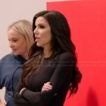 Heather’s black top and leggings on The Real Housewives of Orange County
