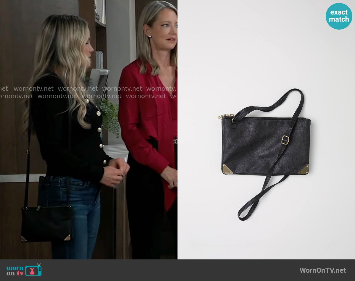 H&M Small Shoulder Bag worn by Lulu Spencer (Alexa Havins Bruening) on General Hospital