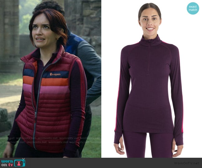 Ice Breaker Merino 200 Thermal Top worn by Cherry Laine (Olivia Cooke) on The Girlfriend