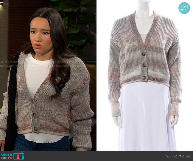 Intermix V-Neck Sweater worn by Sophia Choi (Rachel Boyd) on Days of our Lives