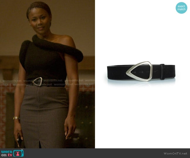 Isabel Marant Idiani Leather Belt worn by Jax Stewart (Emayatzy Corinealdi) on Reasonable Doubt