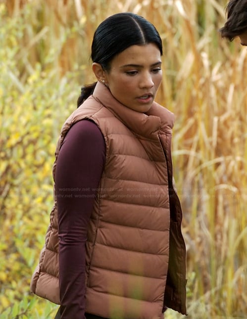 Jackie's padded vest on My Life with the Walter Boys