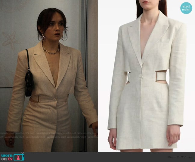 Jacquemus La Robe Bari Mini Dress worn by Cherry Laine (Olivia Cooke) on The Girlfriend