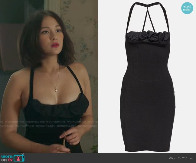 Jacquemus La Robe Maille Croissant Minidress worn by Belly Conklin (Lola Tung) on The Summer I Turned Pretty
