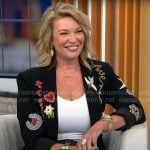Jen Hatmaker's embellished blazer on CBS Mornings
