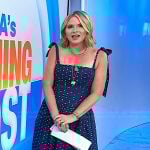 Jenna’s blue polka dot dress on Today
